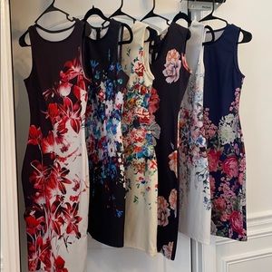 6 Floral Dresses LOT - XS/S - Work Appropriate